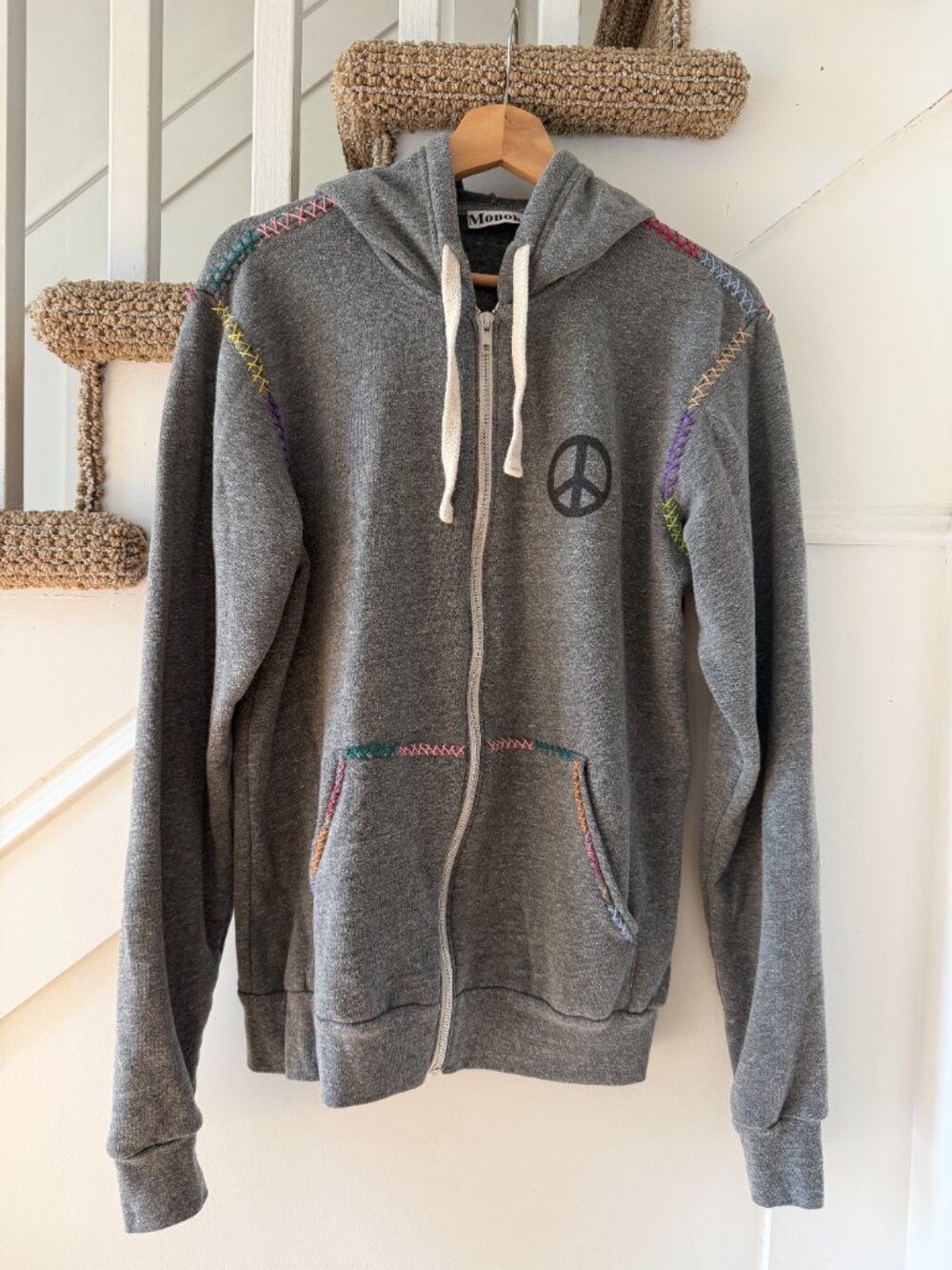 Monoki "Tarot" Grey Hooded Sweatshirt